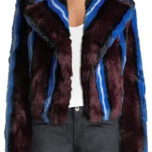 DVF Faux Fur Jacket - Size M